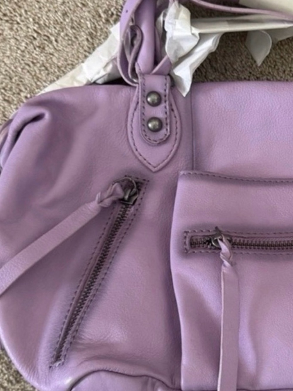 We The Free Baby Emerson Tote Bag Lilac - Picture 4 of 4